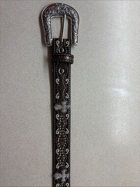Ariat Girls Brown leather belt
